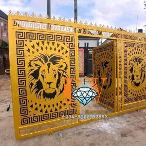 Quality Wrought Iron Rolling Gate In Nigeria