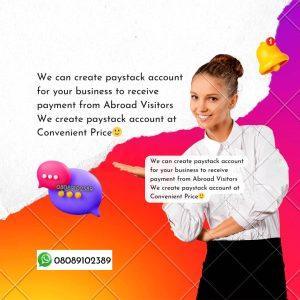 Create A Paystack Account Gateway