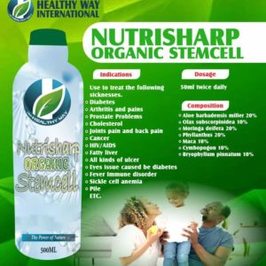 Shop Nutrisharp Organic Stemcell today