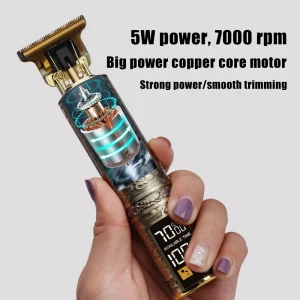 Baldheaded Hair Clippers T-Blade Trimmer for Men Beard Shaver