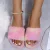 Fashionable High Quality Soft Women’s Sheep Wool Slippers Non-Slip Fluffy Winter Platform Slippers